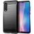 Xiaomi Mi A3 / Xiaomi Mi CC9E Szilikon Tok Karbon Mintázattal Fekete