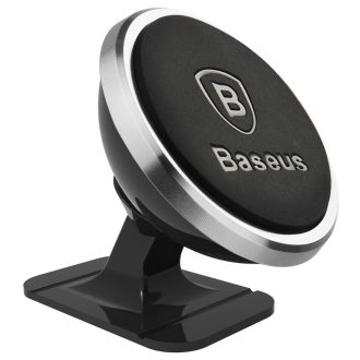   Baseus 360-Forgatható Univerzális Mágneses Autós Tartó Holder  Ezüst