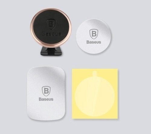 Baseus 360-Forgatható Univerzális Mágneses Autós Tartó Holder  Ezüst