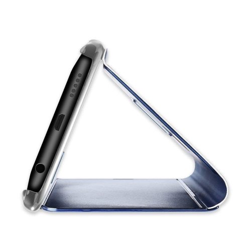 Samsung Galaxy S10e Notesz Tok Clear View Mirror Style Pink