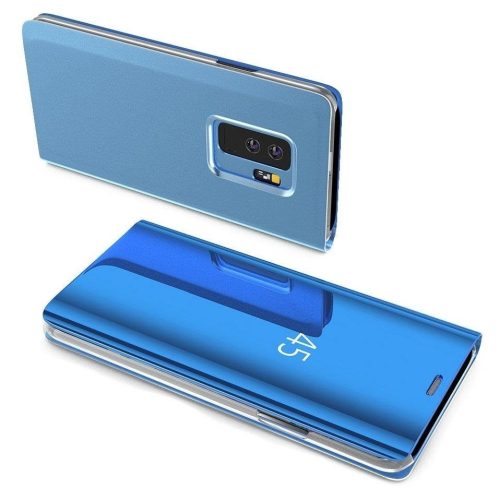 Huawei P30 Pro Notesz Tok Clear View Mirror Style Kék