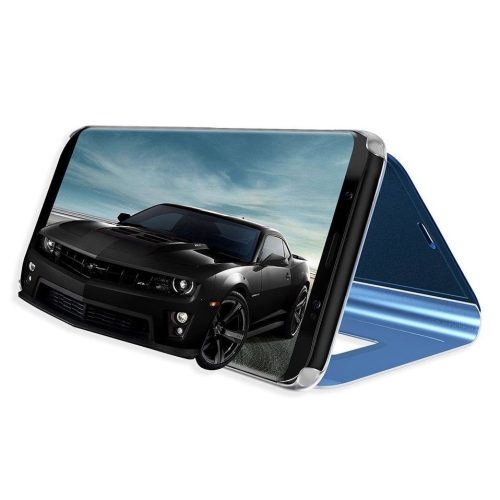 Huawei P30 Pro Notesz Tok Clear View Mirror Style Kék