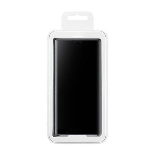 Clear View Notesz Tok Mirror Hivásmutató Funkcióval Huawei P Smart Z Fekete