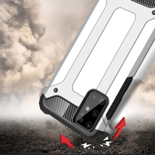 Samsung Galaxy S20 Ultra Tok Hybrid Armor Case Tough Rugged Ütésállókivitel 2in1 Fekete