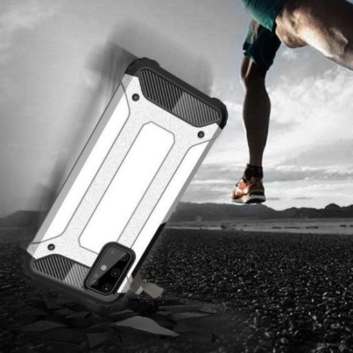 Samsung Galaxy S20 Ultra Tok Hybrid Armor Case Tough Rugged Ütésállókivitel 2in1 Fekete