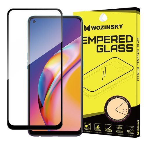 RMPACK Oppo Reno5 Z 5G Üvegfólia Kijelzővédő Tempered Glass Képernyővédő 3D FullSize