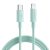 Joyroom durable USB Type C Kábel - Lightning Gyors Töltés / Adatkábel 20W 1m Cián (S-1024M13)