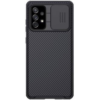   Samsung Galaxy A72 4G/5G Tok Nillkin Camshiel Pro Ütésállókivitel Kameralencsevédővel Fekete
