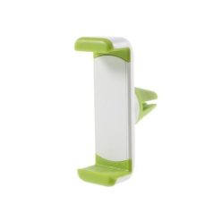   Szellőzőrácsra Szerelhető Univerzális Autós Tartó Color Series Fehér-Zöld 60-85mm