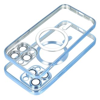   ELECTRO MAG COVER case compatible with MagSafe for IPHONE 15 blue