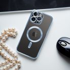 ELECTRO MAG COVER case compatible with MagSafe for IPHONE 15 blue