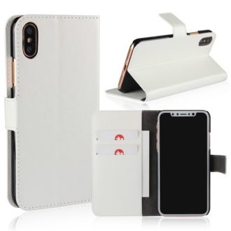   iPhone X Tok Notesz Kitámasztható Business Series Crazy Fényes Fehér