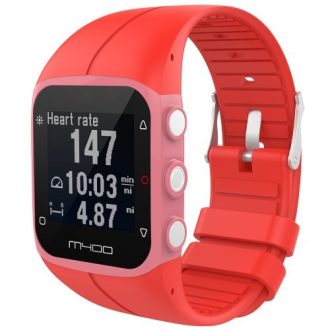 Polar M400 Szilikon Óraszíj - Pótszíj Piros