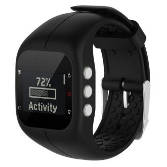 Polar A300 Szilikon Pótszíj - Óraszíj Fekete
