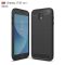 Samsung Galaxy J7 2017 Tok Szilikon Szálcsiszolt Karbon Mintázat Ütésállókivitel Fekete