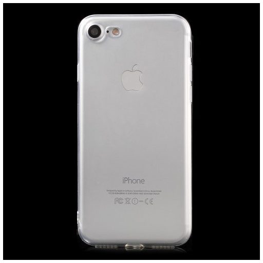 iPhone 7 8 Tok Szilikon TPU Fényes - Glossy Áttetsző