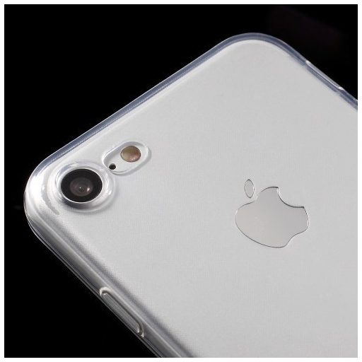iPhone 7 8 Tok Szilikon TPU Fényes - Glossy Áttetsző