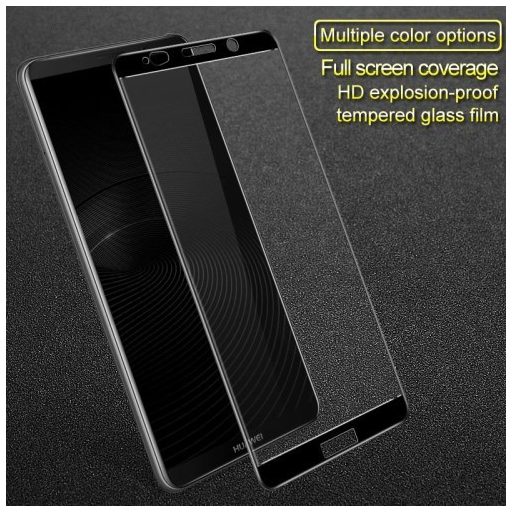Huawei Mate 10 Pro Képernyővédő Üveg - Tempered Glass IMAK Full Sizer 3D Fekete