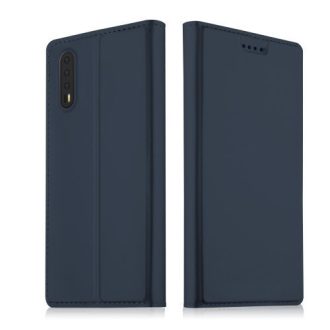   Huawei P20 Pro Tok Notesz Kitámasztható - Kártyartartóval - Mágneses Sötétkék