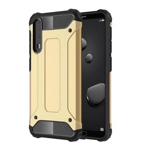 Huawei P20 Pro Tok Ütésálló Armor Guard 2in1 Hybrid TPU Arany