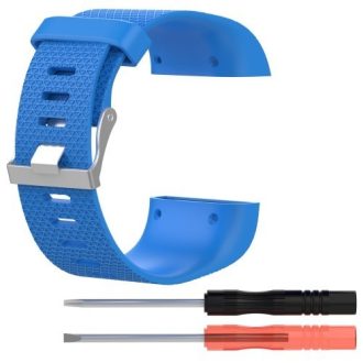   Fitbit Surge Szilikon Óraszíj - Pótszíj ( L ) 10+13 ) Méret Világoskék