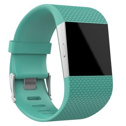 Fitbit Surge Szilikon Óraszíj - Pótszíj ( L ) 10+13 ) Méret Cián