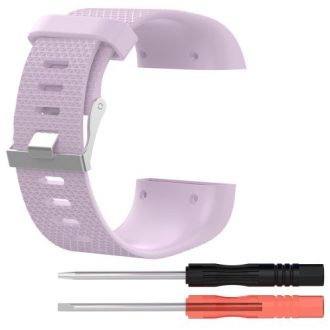   Fitbit Surge Szilikon Óraszíj - Pótszíj ( L ) 10+13 ) Méret Világos Lila