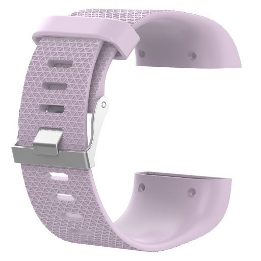Fitbit Surge Szilikon Óraszíj - Pótszíj ( L ) 10+13 ) Méret Világos Lila
