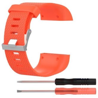   Fitbit Surge Szilikon Óraszíj - Pótszíj ( L ) 10+13 ) Méret Piros