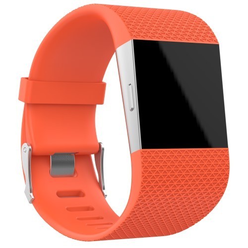 Fitbit Surge Szilikon Óraszíj - Pótszíj ( L ) 10+13 ) Méret Piros