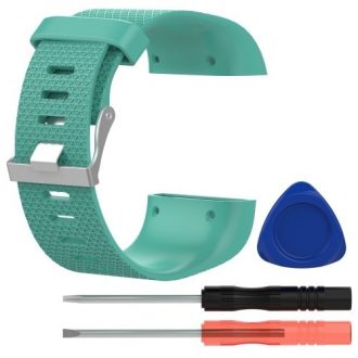   Fitbit Surge Szilikon Óraszíj - Pótszíj ( S ) 8.5-10.5 ) Méret Cián
