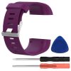 Fitbit Surge Szilikon Óraszíj - Pótszíj ( S ) 8.5-10.5 ) Méret Sötét Lila