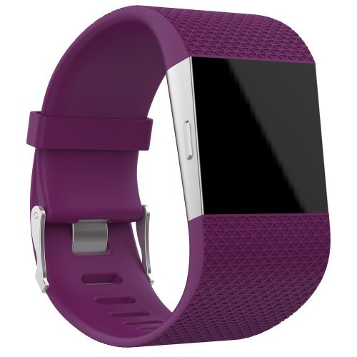 Fitbit Surge Szilikon Óraszíj - Pótszíj ( S ) 8.5-10.5 ) Méret Sötét Lila