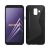 Samsung Galaxy A6 (2018) TPU Szilikon Tok S-Line Design Karbon Mintázattal Fekete