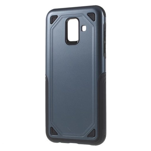 Samsung Galaxy A6 (2018) Tok Ütésálló Armor Rugged Series 2in1 Csúszásgátlóval Sötétkék