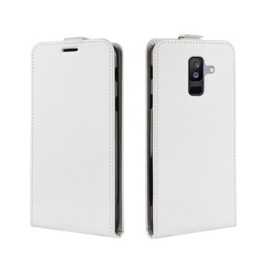 Samsung Galaxy A6+ (2018) Flip Tok Mágneses Fehér
