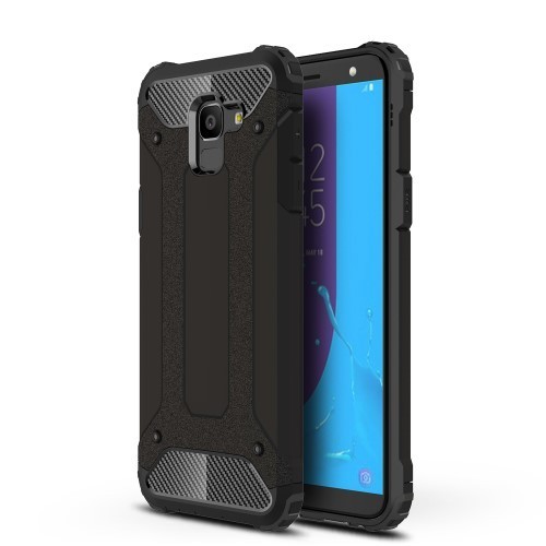 Samsung Galaxy J6 (2018) Ütésálló Armor Tok Guard Series 2in1 Fekete
