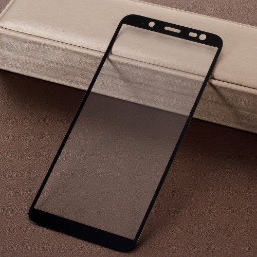 Samsung Galaxy J6 (2018) Tempered Glass Kijelzővédő Üveg Full - 5D - Fekete