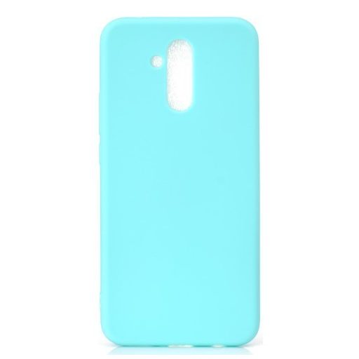 Huawei Mate 20 Lite Szilikon Tok Matt TPU Cián