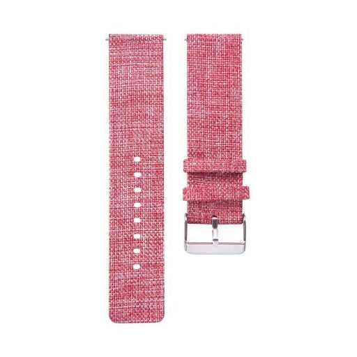 Samsung Galaxy Watch 46mm Óraszíj - Pótszíj Textil Canvas Pink