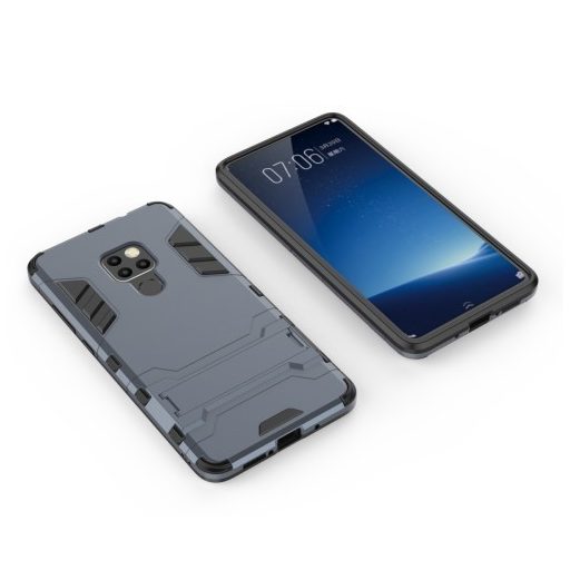 Huawei Mate 20 Védőtok 2in1 Tok Ütésálló - Kitámasztható TPU Hybrid Szürke