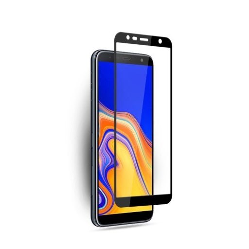 Samsung Galaxy J4+ / J4 Plus Képernyővédő Üveg - Tempered Glass MOCOLO Silk 3D - Fekete