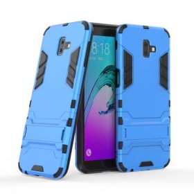  Samsung Galaxy J6+ / J6 Plus 2in1 Tok Ütésálló - Kitámasztható TPU Hybrid Világoskék