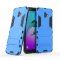 Samsung Galaxy J6+ / J6 Plus 2in1 Tok Ütésálló - Kitámasztható TPU Hybrid Világoskék