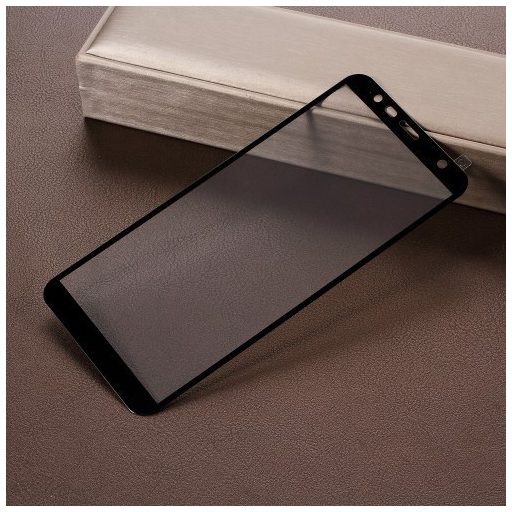 Samsung Galaxy J6+ / J6 Plus Tempered Glass - Kijelzővédő Üveg FULL 3D Fekete