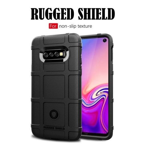 Samsung Galaxy S10e Ütésálló Tok Anti-Shock Series Rugged Shield -RMPACK- Fekete