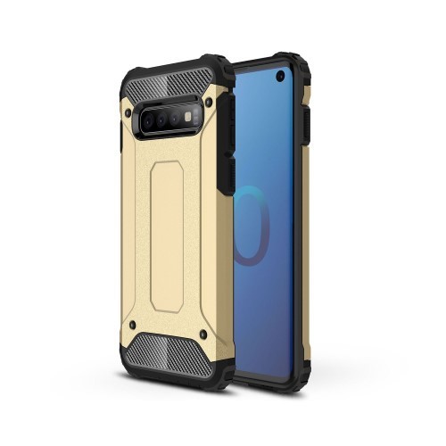 Samsung Galaxy S10 Ütésálló Armor Tok Guard Series 2in1 Arany