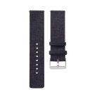 Samsung Galaxy Watch Active Óraszíj - Pótszíj Textil Canvas Fekete