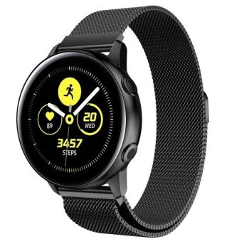   Samsung Galaxy Watch Active SM-R500 FémSzíj - Pótszíj Mágneses Fekete