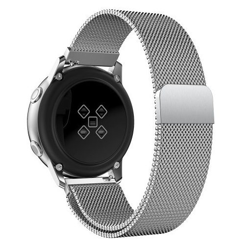 Samsung Galaxy Watch Active SM-R500 FémSzíj - Pótszíj Mágneses Ezüst